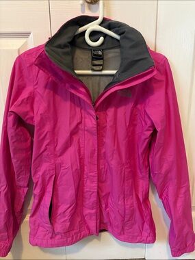 The North Face Women's Bright Fuchsia Rain Jacket